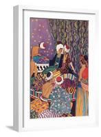 Harem Scene-null-Framed Art Print