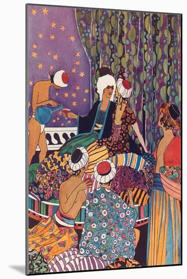 Harem Scene-null-Mounted Art Print