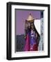 Harerge Province, Harar, an Harari Girl in Wedding Attire, Ethiopia-Nigel Pavitt-Framed Photographic Print