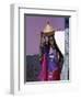 Harerge Province, Harar, an Harari Girl in Wedding Attire, Ethiopia-Nigel Pavitt-Framed Photographic Print