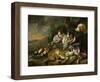 Hares and fowl (the bag) watched by a dog-Jan Fyt-Framed Giclee Print