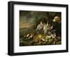 Hares and fowl (the bag) watched by a dog-Jan Fyt-Framed Giclee Print