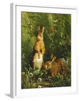 Hares-Olaf August Hermansen-Framed Giclee Print