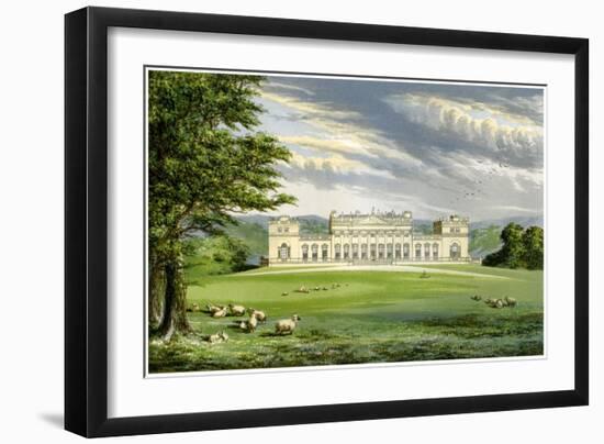 Harewood House, Yorkshire, Home of the Earl of Harewood, C1880-AF Lydon-Framed Giclee Print
