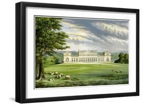 Harewood House, Yorkshire, Home of the Earl of Harewood, C1880-AF Lydon-Framed Giclee Print