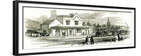 Harfleur the Station Opening of the Rouen and Havre Railway France 1847-null-Framed Giclee Print