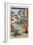 Harima--Maiko Beach, December 1853-Utagawa Hiroshige-Framed Giclee Print