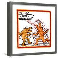 Haring - Untitled October 1982 Broad Foundation-Keith Haring-Framed Giclee Print