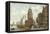 Haringpakkerstoren Tower, Amsterdam, 19th Century-Nico Steffelaar-Framed Stretched Canvas