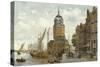 Haringpakkerstoren Tower, Amsterdam, 19th Century-Nico Steffelaar-Stretched Canvas