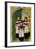 Hark the Herald Angels Sing, Victorian Postcard-null-Framed Giclee Print