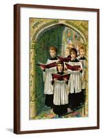 Hark the Herald Angels Sing, Victorian Postcard-null-Framed Giclee Print