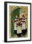 Hark the Herald Angels Sing, Victorian Postcard-null-Framed Giclee Print