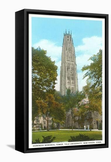 Harkness Tower, Yale, New Haven, Connecticut-null-Framed Stretched Canvas