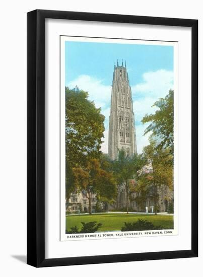 Harkness Tower, Yale, New Haven, Connecticut-null-Framed Art Print