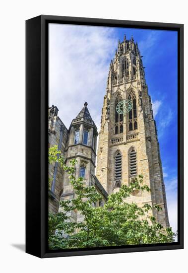 Harkness Tower, Yale University, New Haven, Connecticut. Completed in 1922 as part of Memorial Quad-William Perry-Framed Stretched Canvas