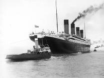 The Titanic Leaving Belfast Ireland for Southampton England for Its Maiden Voyage New York Usa-Harland & Wolff-Framed Photographic Print