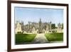 Harlaxton Manor, Lincolnshire, Home of the Gregory Family, C1880-Benjamin Fawcett-Framed Giclee Print