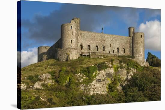 Harlech Castle, a medieval castle built by Edward 1 in 1282, UNESCO World Heritage Site, Harlech, G-James Emmerson-Stretched Canvas