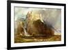 Harlech Castle: Four Square to All the Winds That Blow-Henry Clarence Whaite-Framed Giclee Print