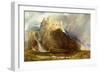 Harlech Castle: Four Square to All the Winds That Blow-Henry Clarence Whaite-Framed Giclee Print