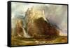 Harlech Castle: Four Square to All the Winds That Blow-Henry Clarence Whaite-Framed Stretched Canvas