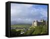 Harlech Castle in Summer Sunshine, UNESCO World Heritage Site, Gwynedd, Wales, UK, Europe-Peter Barritt-Framed Stretched Canvas