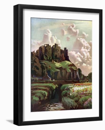 Harlech Castle, Merionethshire, Wales, 1924-1926-Louis Burleigh Bruhl-Framed Giclee Print