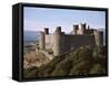 Harlech Castle, UNESCO World Heritage Site, Gwynedd, Wales, United Kingdom, Europe-Nigel Blythe-Framed Stretched Canvas