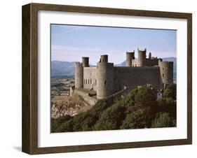 Harlech Castle, UNESCO World Heritage Site, Gwynedd, Wales, United Kingdom, Europe-Nigel Blythe-Framed Photographic Print