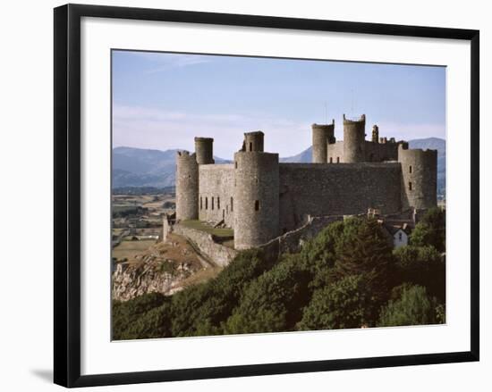 Harlech Castle, UNESCO World Heritage Site, Gwynedd, Wales, United Kingdom, Europe-Nigel Blythe-Framed Photographic Print