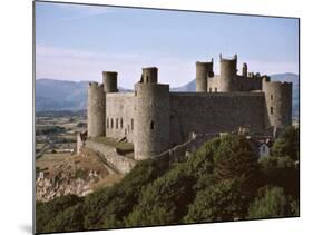 Harlech Castle, UNESCO World Heritage Site, Gwynedd, Wales, United Kingdom, Europe-Nigel Blythe-Mounted Photographic Print