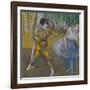 Harlekin Und Columbine, um 1886-Edgar Degas-Framed Giclee Print