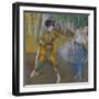 Harlekin Und Columbine, um 1886-Edgar Degas-Framed Giclee Print