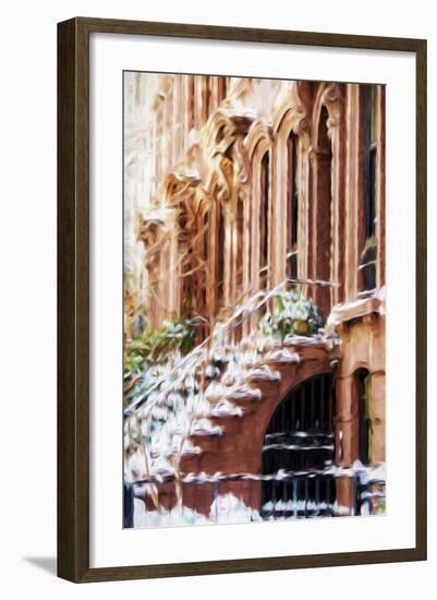 Harlem Building - In the Style of Oil Painting-Philippe Hugonnard-Framed Giclee Print