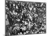 Harlem Crowd Celebrating Joe Louis' Against Victory Against Primo Carnera, 1935-null-Mounted Photo