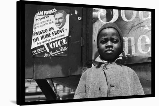 Harlem Newsboy-Gordon Parks-Stretched Canvas