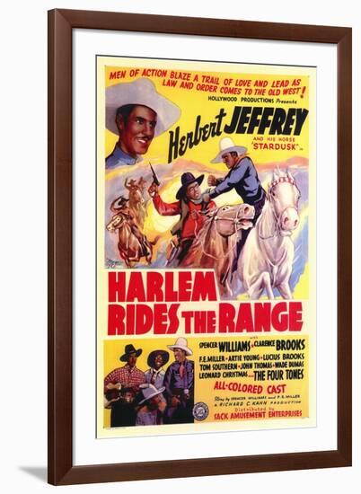 Harlem Rides the Range, 1939-null-Framed Premium Giclee Print