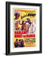 Harlem Rides the Range, 1939-null-Framed Art Print