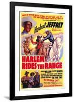 Harlem Rides the Range, 1939-null-Framed Art Print