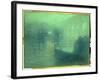 Harlem River at Night, Blue Reflection-Ernest Lawson-Framed Premium Giclee Print