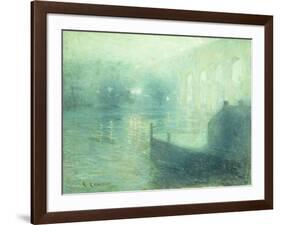 Harlem River at Night-Ernest Lawson-Framed Giclee Print