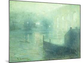 Harlem River at Night-Ernest Lawson-Mounted Giclee Print