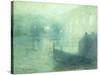 Harlem River at Night-Ernest Lawson-Stretched Canvas