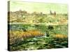 Harlem River, C.1913-15-Ernest Lawson-Stretched Canvas