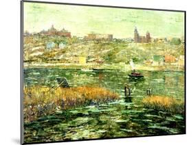 Harlem River, C.1913-15-Ernest Lawson-Mounted Giclee Print