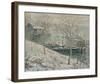 Harlem River Winter Scene-Ernest Lawson-Framed Premium Giclee Print