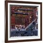 Harlem Street Scene, 1945-Jacob Lawrence-Framed Giclee Print