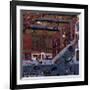 Harlem Street Scene, 1945-Jacob Lawrence-Framed Giclee Print