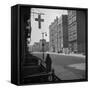 Harlem Street Scene. May 1943-null-Framed Stretched Canvas